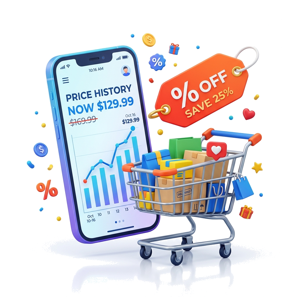 Price Graph 3D Illustration